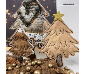 Stickserie ITH - Tannenwald - Stecker & Deko